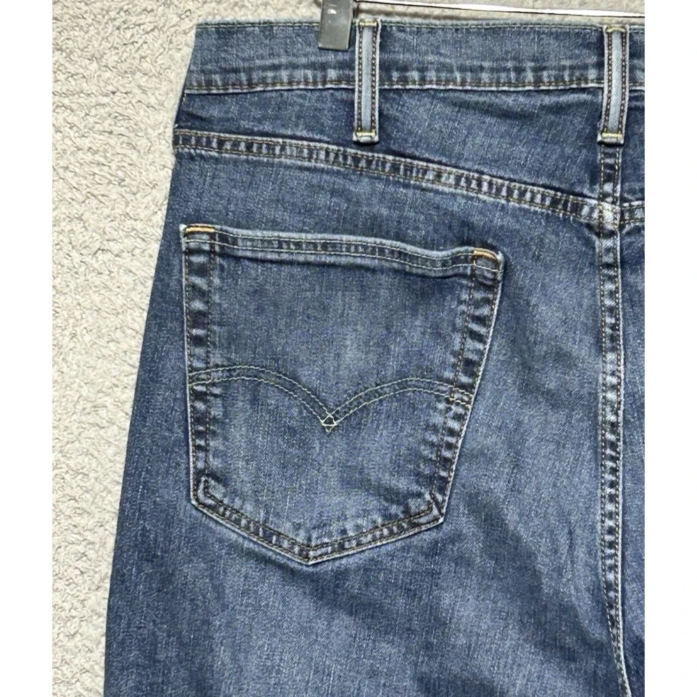 Levis 559 Relaxed Straight Leg Jeans Men 40x30 Blue Denim Cotton Dad‎ Jeans (2)